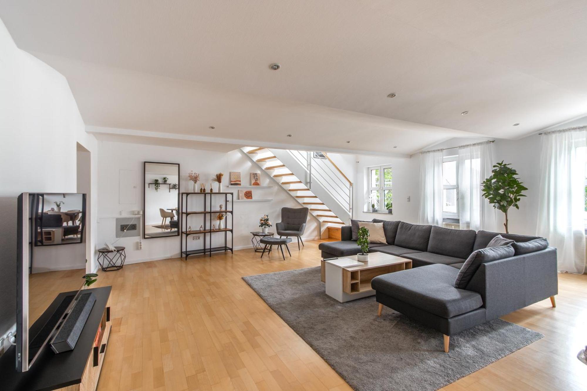 Penthouse-Maisonette - City Center, Highspeed Internet, Garage Worms Eksteriør bilde